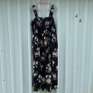 Roz & Ali Smocked top maxi dress